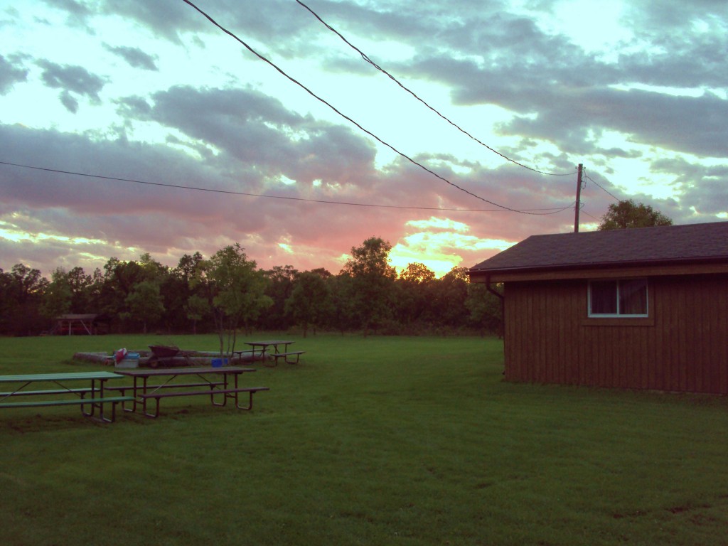 Sunset at Camp Manitou